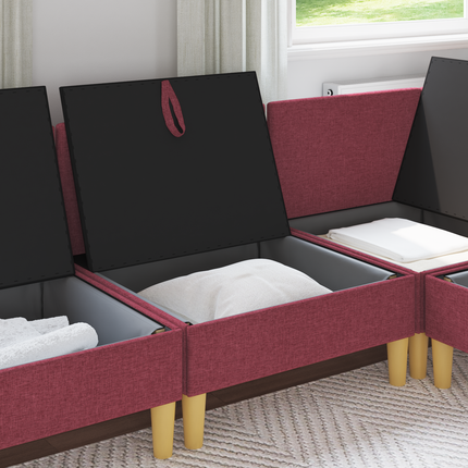 Soffa med förvaring Tyg