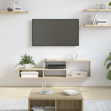 VäggTV-stativ 120x25x28,5cm Konstruerat trä