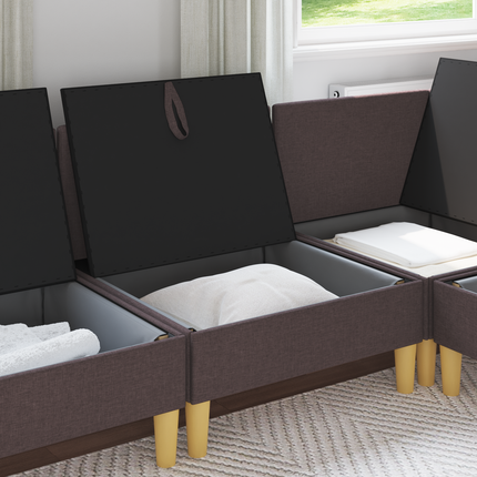 Soffa med förvaring Tyg