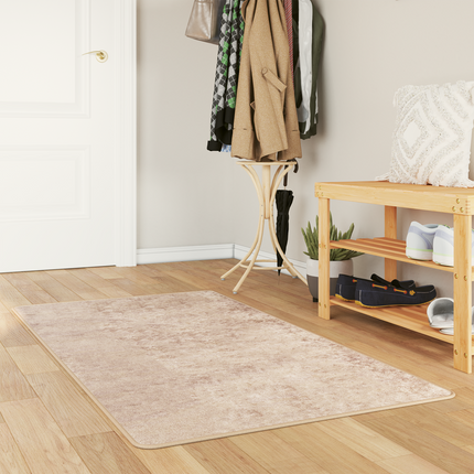 Mattlöpare MARSA Beige 80 x 100 cm Polyester och PVC