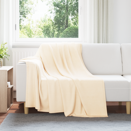 Kastfilt Kräm 200 x 150 cm Fleece