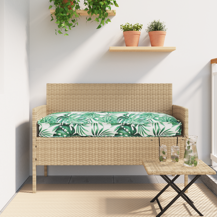 Kudde Bladmönster 120 x 60 x 12 cm Oxford Tyg Löv