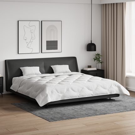 Sommar Duvet med kudde 3 st Vit Mikrofiber