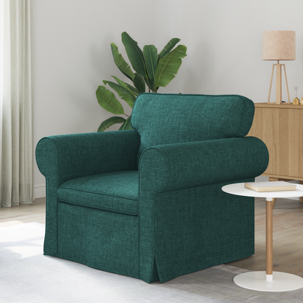 Soffa Mörkgrön 95 x 82 x 80 cm tyg