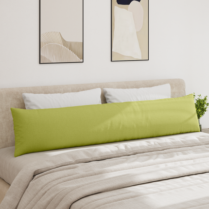 Sofakuddar 2 st tyg Ljusgrön 200 x 40 cm