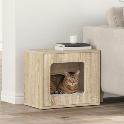 Katt hus Sonoma 51 x 30 x 42,5 cm Konstruerat trä