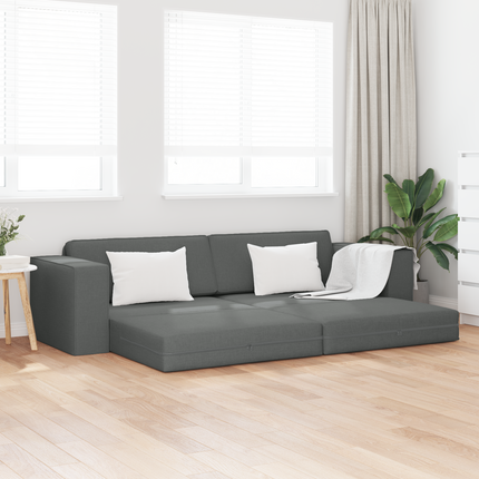 Soffsäng Mörkgrå 245 x 78 x 77 cm tyg