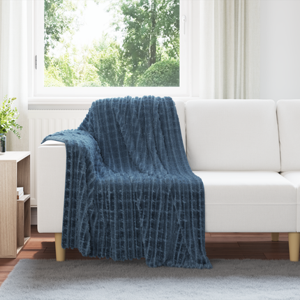 Filtar 6 st Mörkblå 150 x 130 cm 2.75 Fleece
