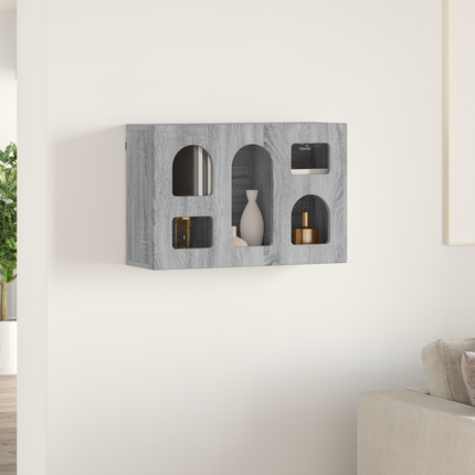 Hängande skåp ELST Grå Sonoma 60 x 20 x 40 cm Konstruerat trä