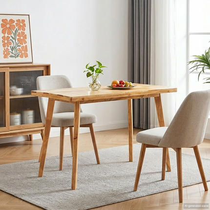 Matbord Naturfärg 100 x 55 x 75 cm Massivt mangoträ