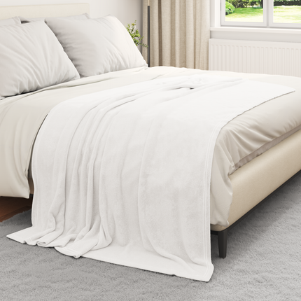 Filtar 6 st Vit 150 x 200 cm 4.68 Fleece