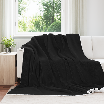 Kastfilt Svart 220 x 240 cm 2.67 Fleece