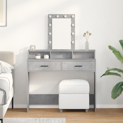 Smyckebord Grå 100 x 41 x 140 cm Konstruerat trä