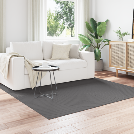 Områdesmattor Fyrkantig PALMERAS Antracit 120 x 120 cm