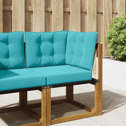 Utomhus Soffa Kudde Polyester Turkos 60 x 40 x 10 cm