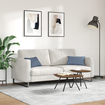 Sofakuddar 2 pcs Blå 50 x 30 cm Kordread tyg