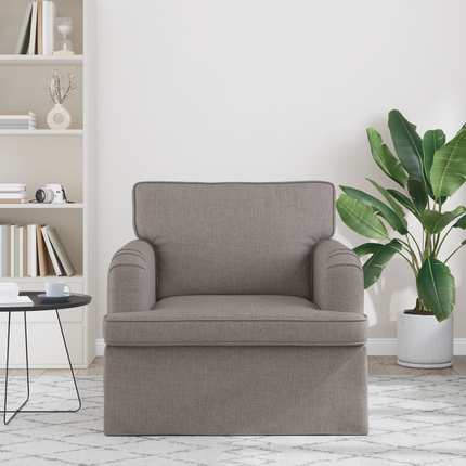 Soffa Taupe 84 x 80 x 85 cm tyg