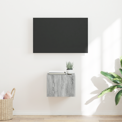TV Vägghylla 39 x 31 x 29,5 cm Grå Sonoma Konstruerat trä