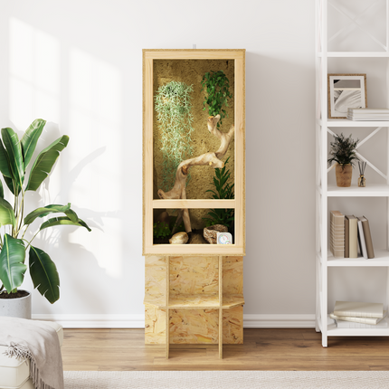 Terrarium Brun 50 x 50 x 100 cm OSB