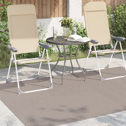 Områdesmattor Rektangulär PALMERAS Beige 170 x 120 cm Polyester