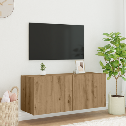TV Vägghylla Artisan Ek Konstruerat trä