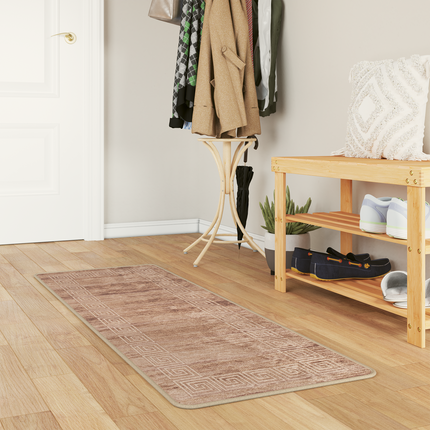 Mattlöpare MARSA Vit 50 x 200 cm Polyester och PVC