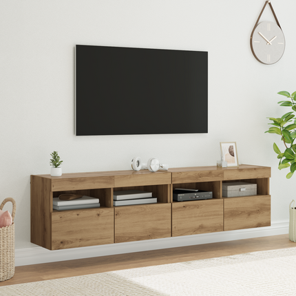 TV-väggskåp 2 st Artisan Ek Konstruerat trä