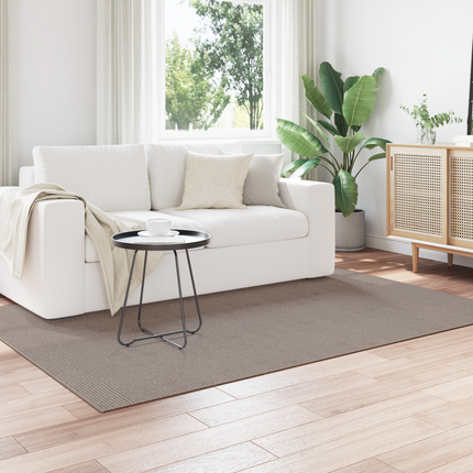 Områdesmattor Rektangulär LUGO Taupe 160 x 230 cm Polyester