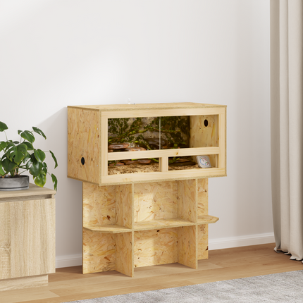 Terrarium Brun 80 x 40 x 40 cm OSB