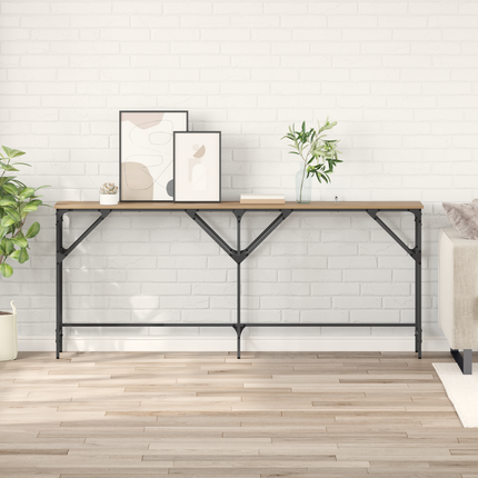 Konsolbord Artisan Ek 180 x 30 x 75 cm Konstruerat trä