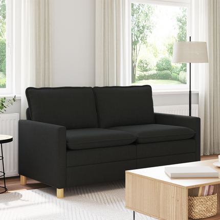 Soffa Svart 156 x 81 x 87,5 cm Tyg