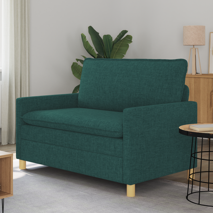 Soffa Mörkgrön 126 x 81 x 87,5 cm Tyg