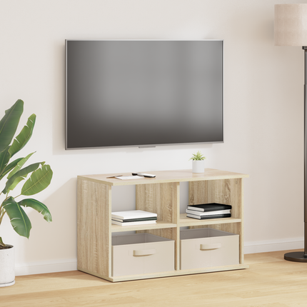 TV-ställ med låda Sonoma-ek 79 x 40 x 48 cm