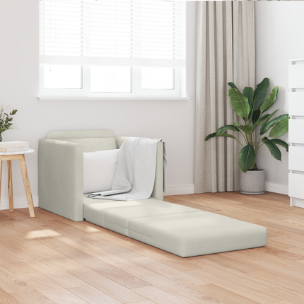 Soffsäng Kräm 74 x 77 x 81 cm Sammet