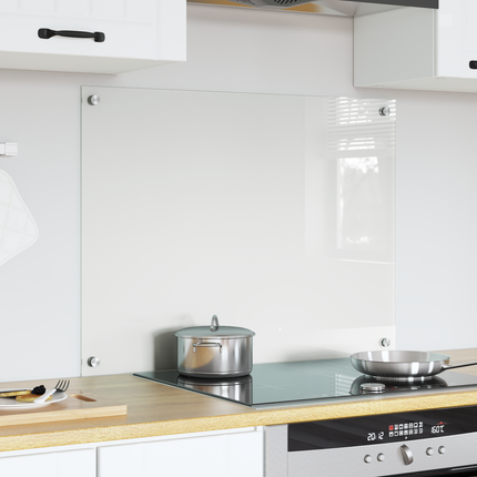 Köksskydd Transparent 80 x 60 cm härdat glas