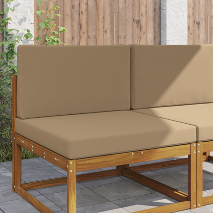 Utomhus Soffa Kudde Polyester Taupe 80 x 80 x 8 cm