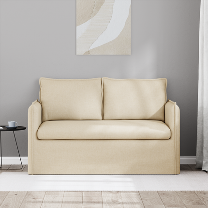 Soffa Kräm 136 x 82 x 85 cm tyg