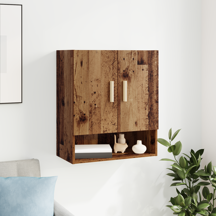 Väggskåp 60 x 31 x 70 cm Konstruerat trä Gammalt trä