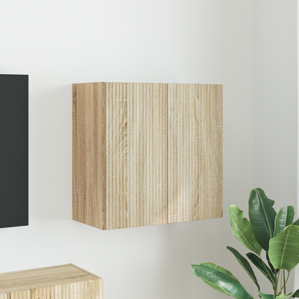 TV Vägghylla 59,5 x 31 x 60 cm Sonoma-ek Konstruerat trä