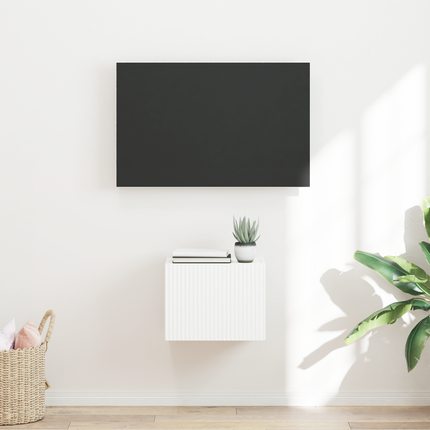 TV Vägghylla 39 x 31 x 29,5 cm Vit Konstruerat trä