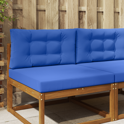 Utomhus Soffa Kudde Polyester Kungsblå 80 x 80 x 8 cm