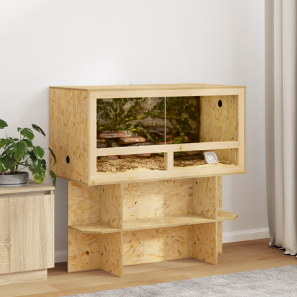 Terrariebas Brun 100 x 50 x 50 cm OSB