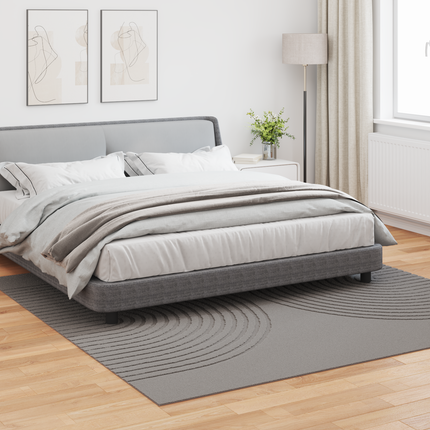 Områdesmattor Fyrkantig GALATI Grå 240 x 240 cm Polyester