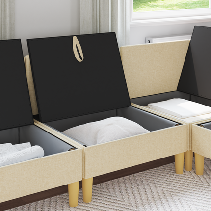 Soffa med förvaring Tyg