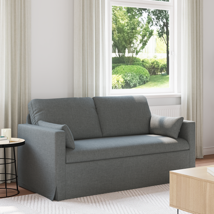 Soffa Mörkgrå 158 x 78 x 80 cm tyg