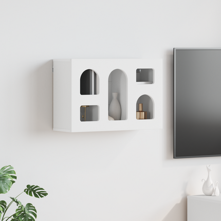 Hängande skåp ELST Vit 60 x 20 x 40 cm Konstruerat trä