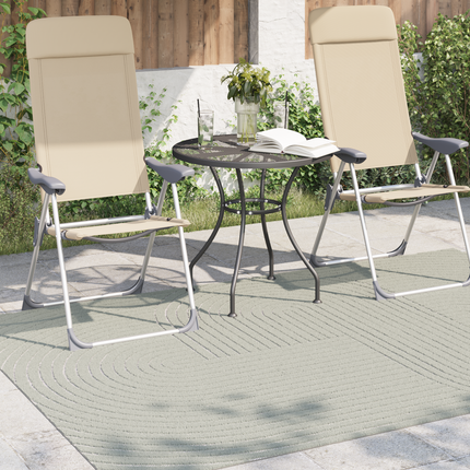 Områdesmattor Rektangulär PALMERAS Grön 140 x 200 cm Polyester