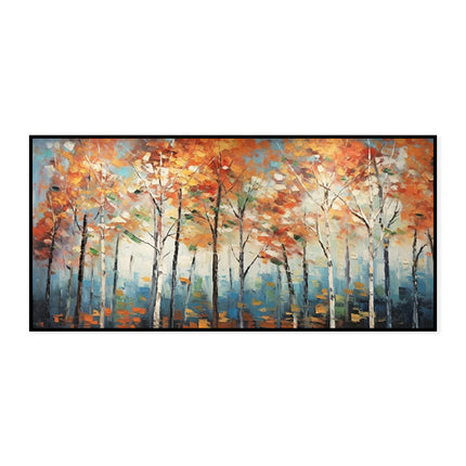 Handmade Oil Painting Canvas Wall Art Decoration Modern Autumn Maple Forest Landscape Home Living Room Decor Rolled Frameless Unstretched Painting