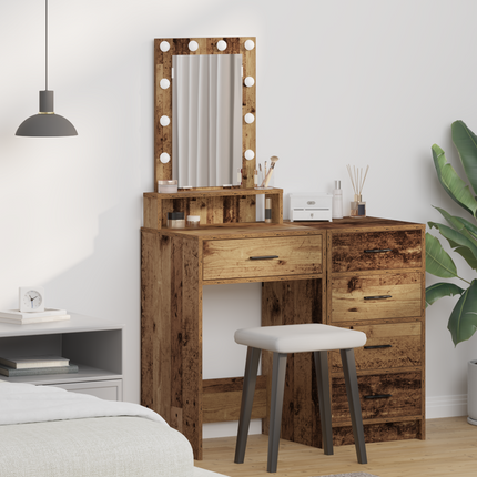Smyckebord Brun 50 x 41 x 140 cm Konstruerat trä