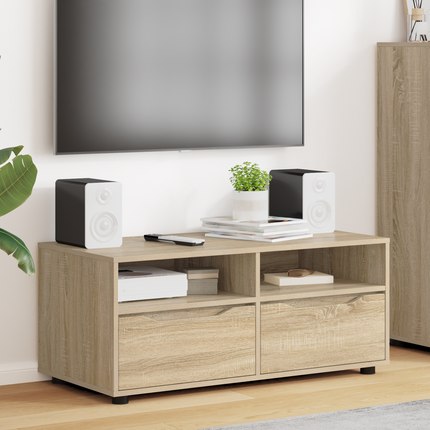 TV-skåp 100 x 48 x 43 cm Sonoma-ek Konstruerat trä